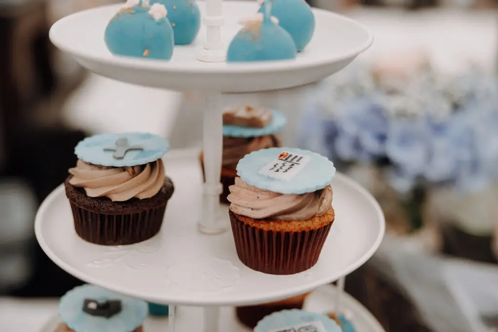 Cupcakes als Dessert für eine Feier am Otto-Maigler-See