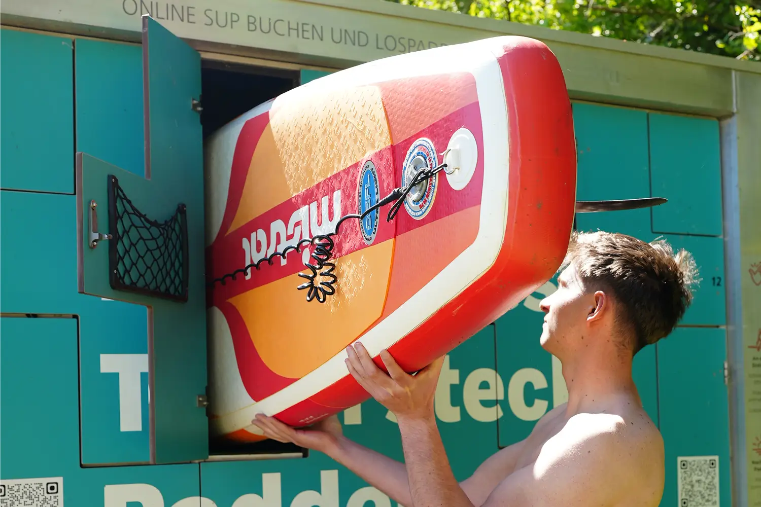 SUP-Board im Heiuki Automat